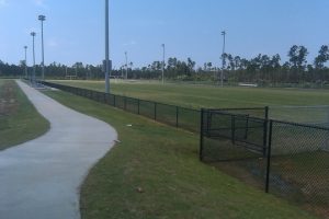 Black-Chain-Link-Fence-High-School-Football-Field