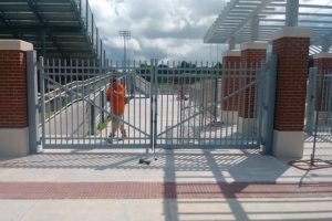 Ornamental-Steel-Gate-High-School-Stadium